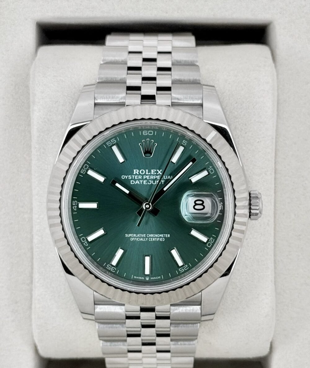 NEW 2026 Rolex Datejust 41mm 126334 Jubilee Mint Green Dial