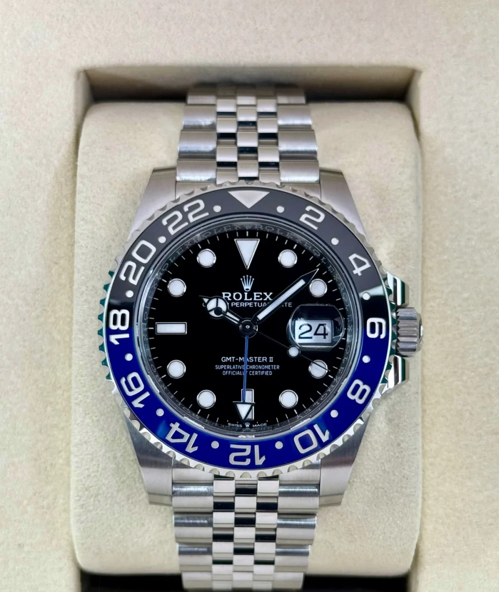 NEW 2025 Rolex GMT-Master II "Batgirl" 40mm 126710BLNR Jubilee (STICKERED)