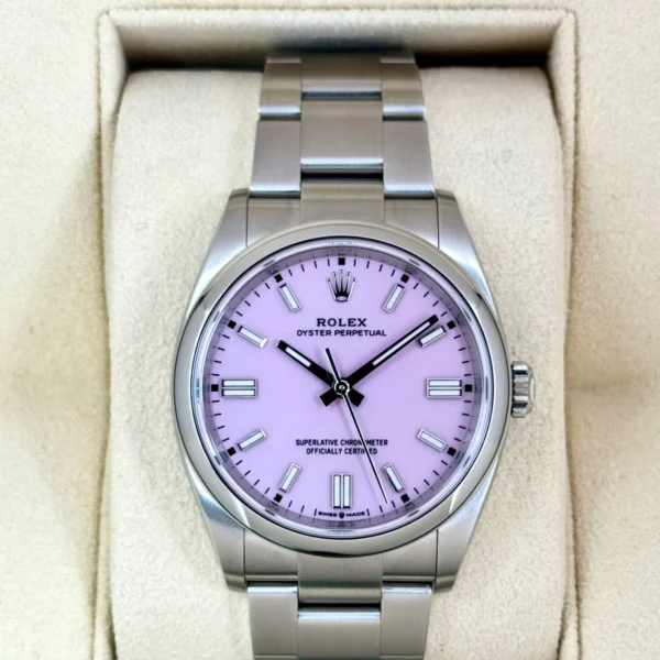 2024 Rolex Oyster Perpetual 36mm 126000 Candy Pink Dial