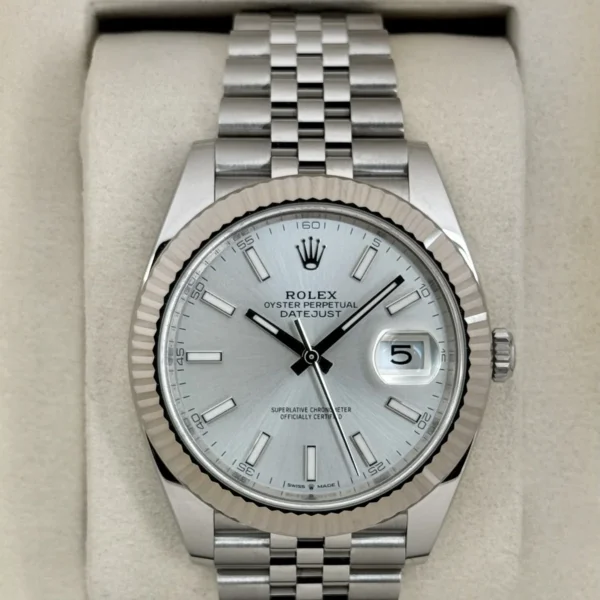 New 2025 Rolex Datejust 41mm 126334 Stainless Steel Jubilee Silver Dial