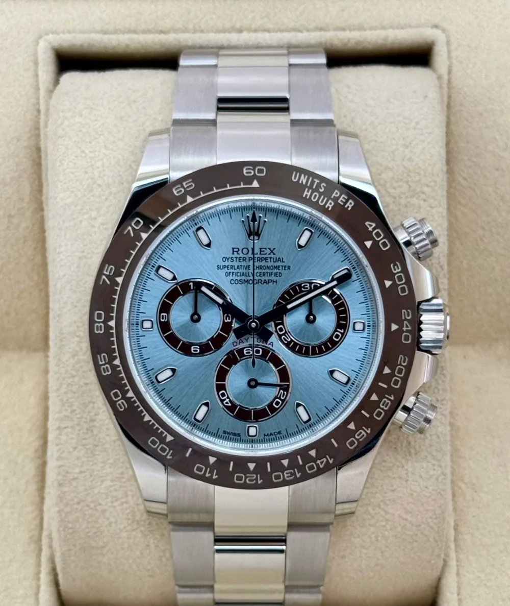 2018 Rolex Daytona 40mm 116506 Platinum Ice Blue Dial