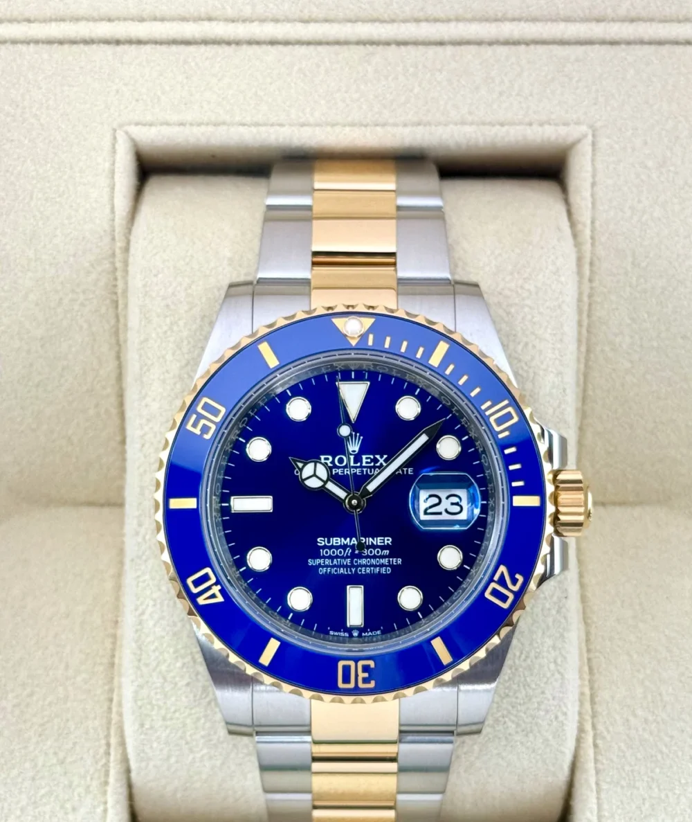 2021 Rolex Submariner "Bluesy" 41mm 126613LB Two-Tone Blue Dial