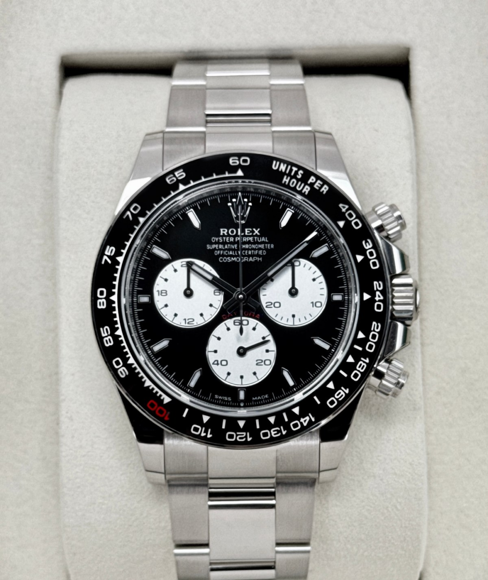 NEW Rolex Daytona "Le Mans" 40mm 126529LN White Gold Black Dial