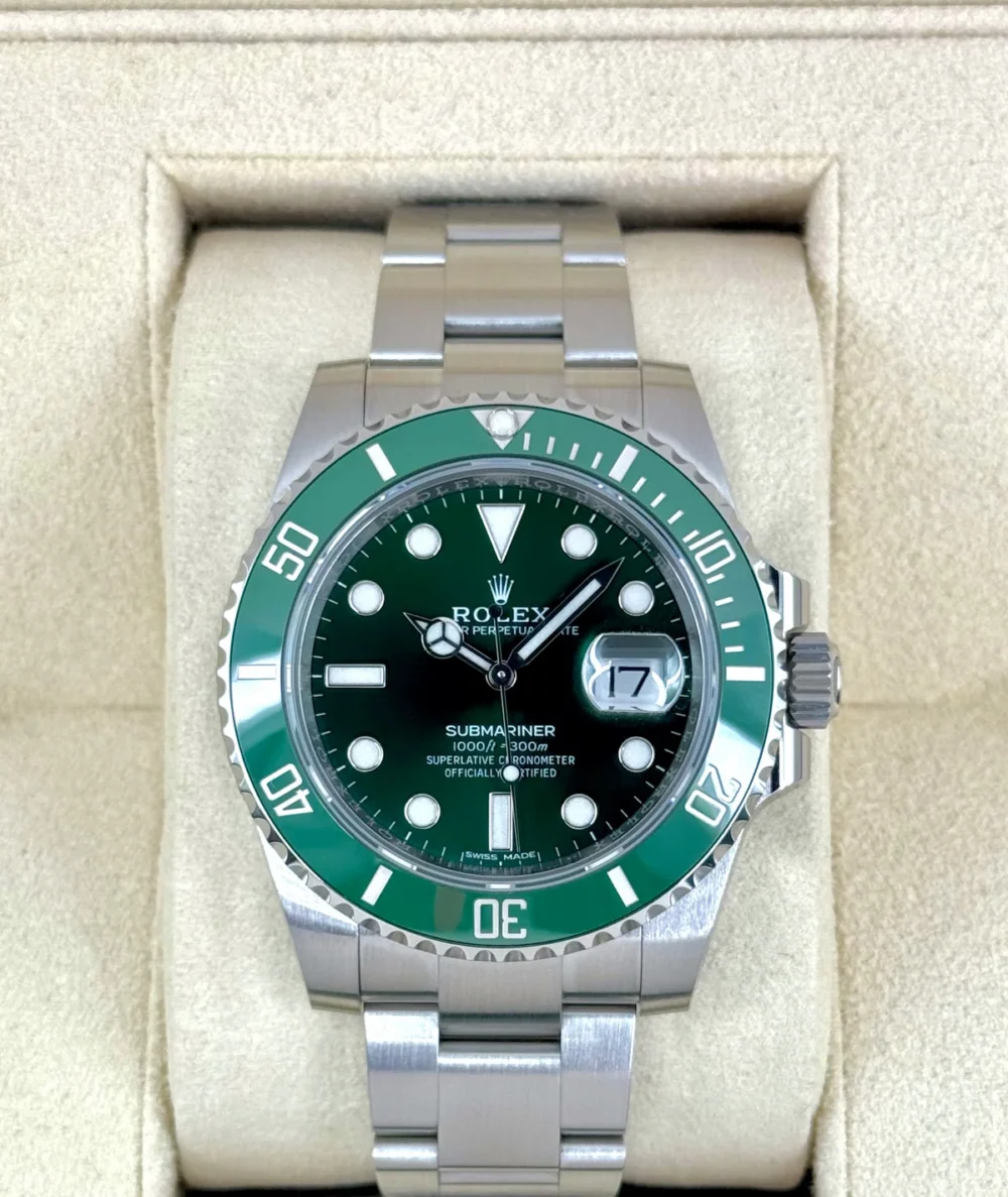2019 Rolex Submariner “Hulk” 40mm 116610LV Green Dial
