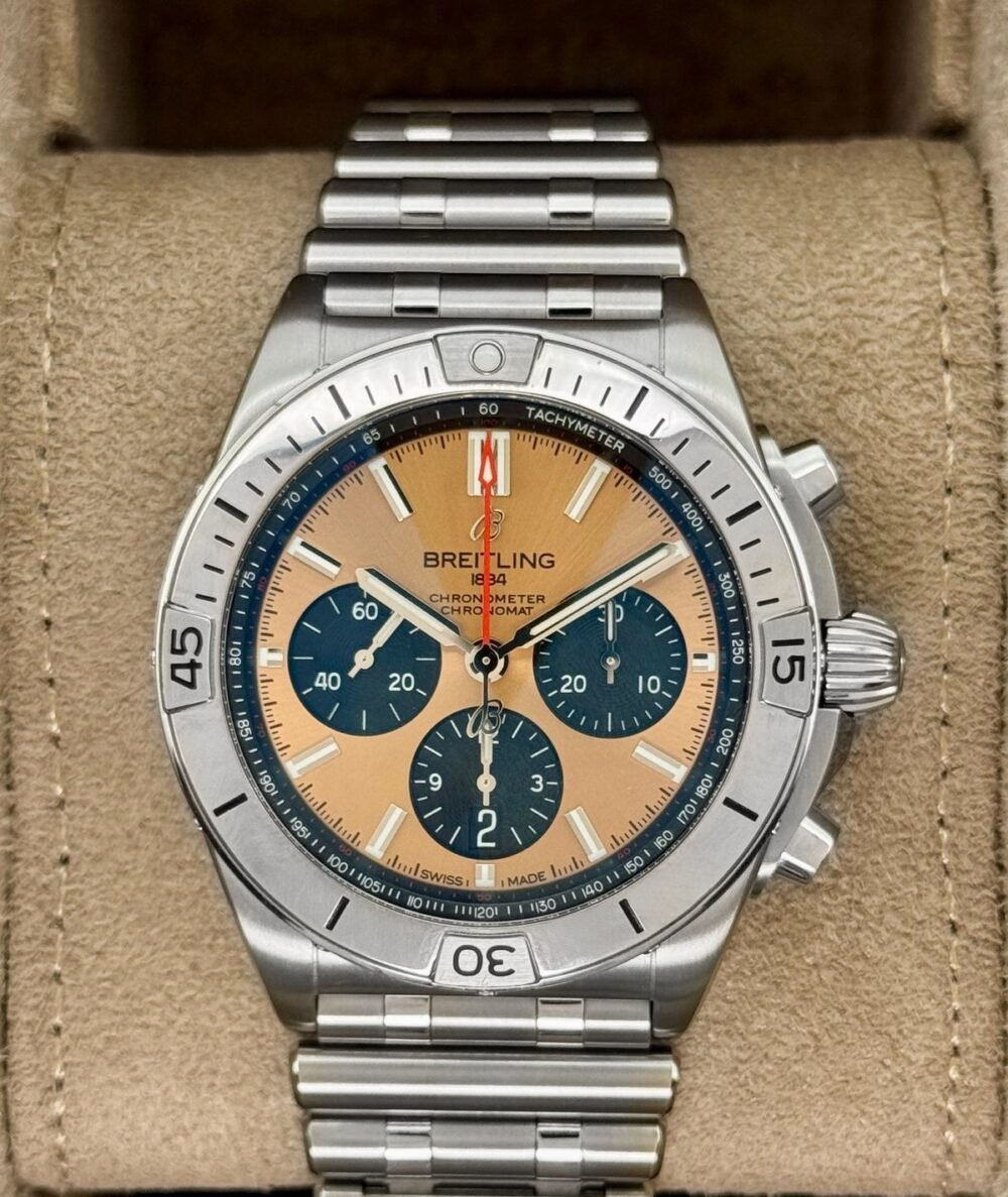 Breitling Chronometer B01 Chronograph 42mm AB01341 Stainless Steel Bronze Dial