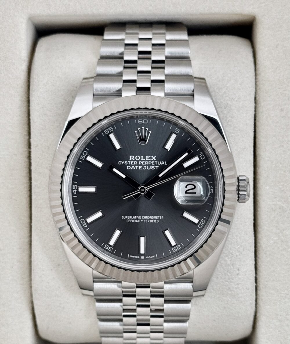 NEW 2025 Rolex Datejust 41mm 126334 Stainless Steel Jubilee Rhodium Dial