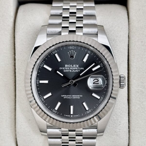 NEW 2025 Rolex Datejust 41mm 126334 Stainless Steel Jubilee Rhodium Dial