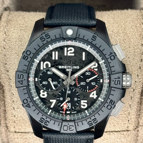 2026 Breitling Avenger B01 Chronograph Night Mission 44mm SB0147 Ceramic Black Dial