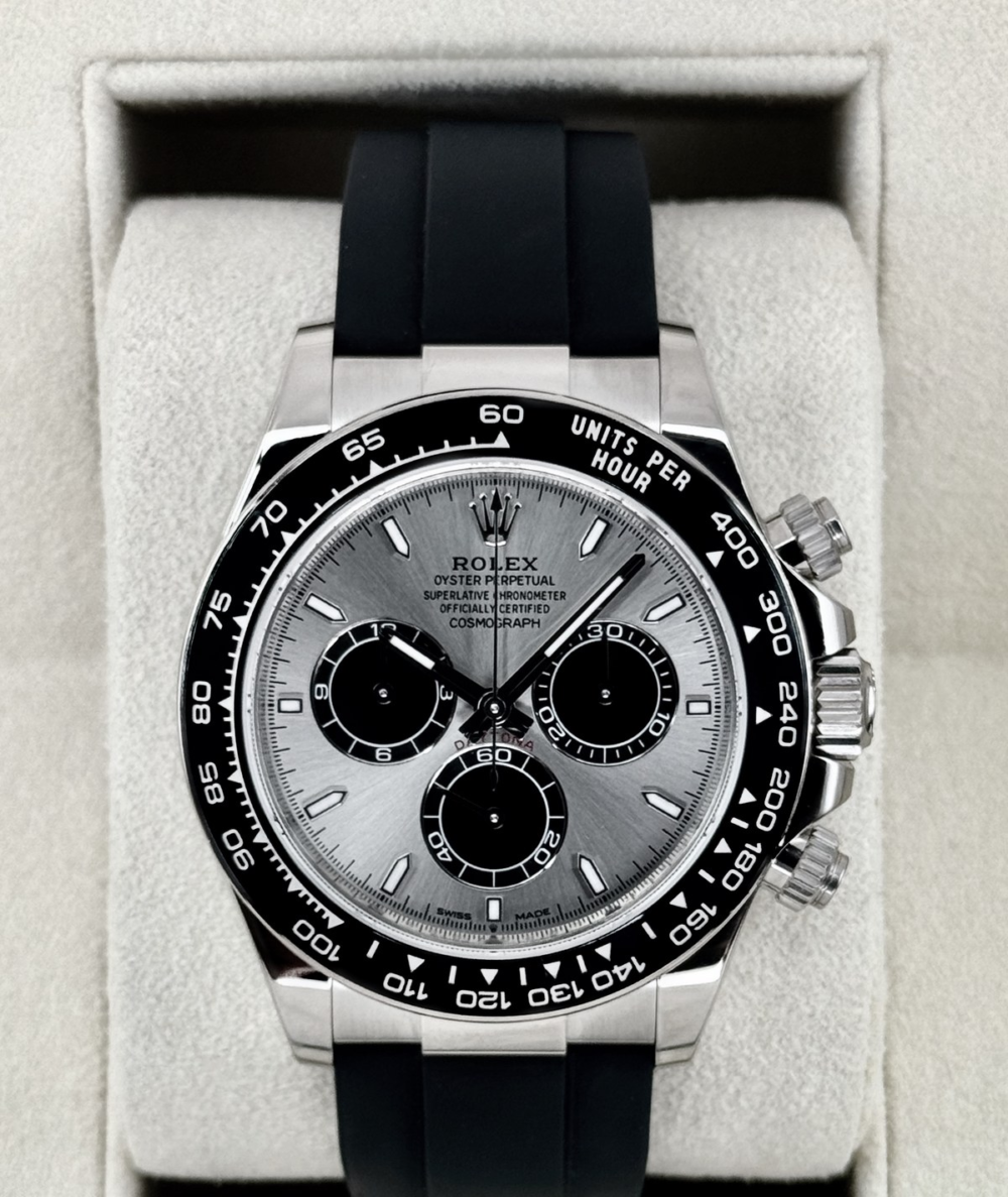 2024 Rolex Daytona "Ghost" 40mm 126519LN White Gold Silver Dial