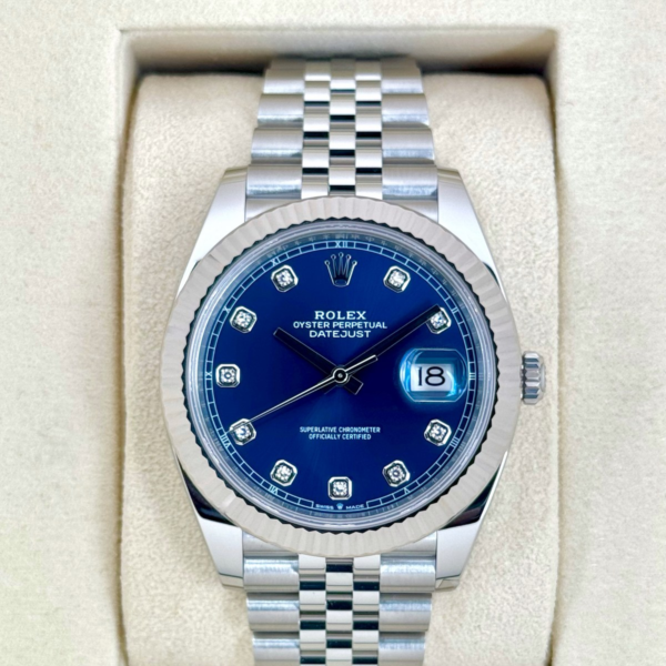 NEW 2026 Rolex Datejust 41mm 126334 Stainless Steel Jubilee Blue Diamond Dial