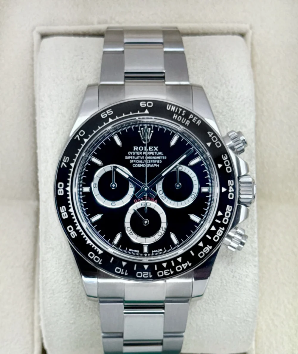 2024 Rolex Daytona 40mm 126500LN Stainless Steel Black Dial