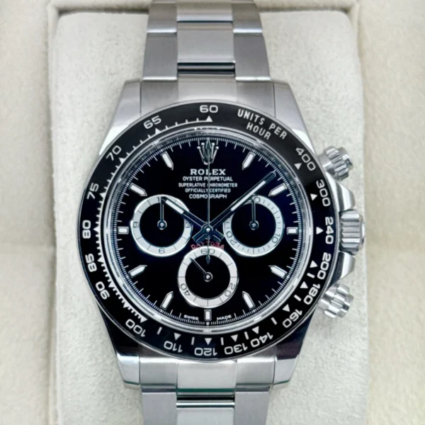 2024 Rolex Daytona 40mm 126500LN Stainless Steel Black Dial
