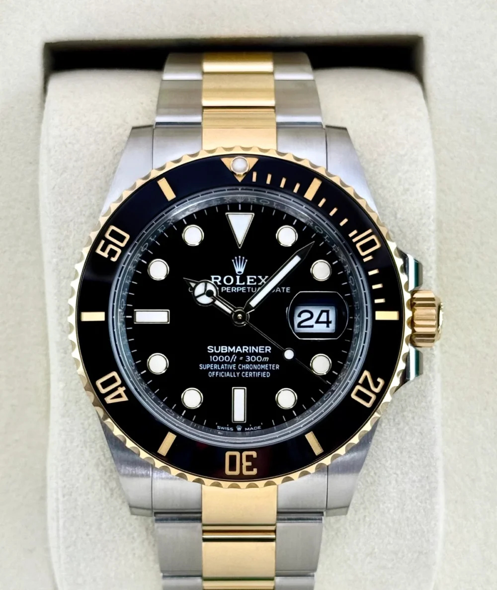 NEW 2025 Rolex Submariner 41mm 126613LN Two-Tone Black Dial