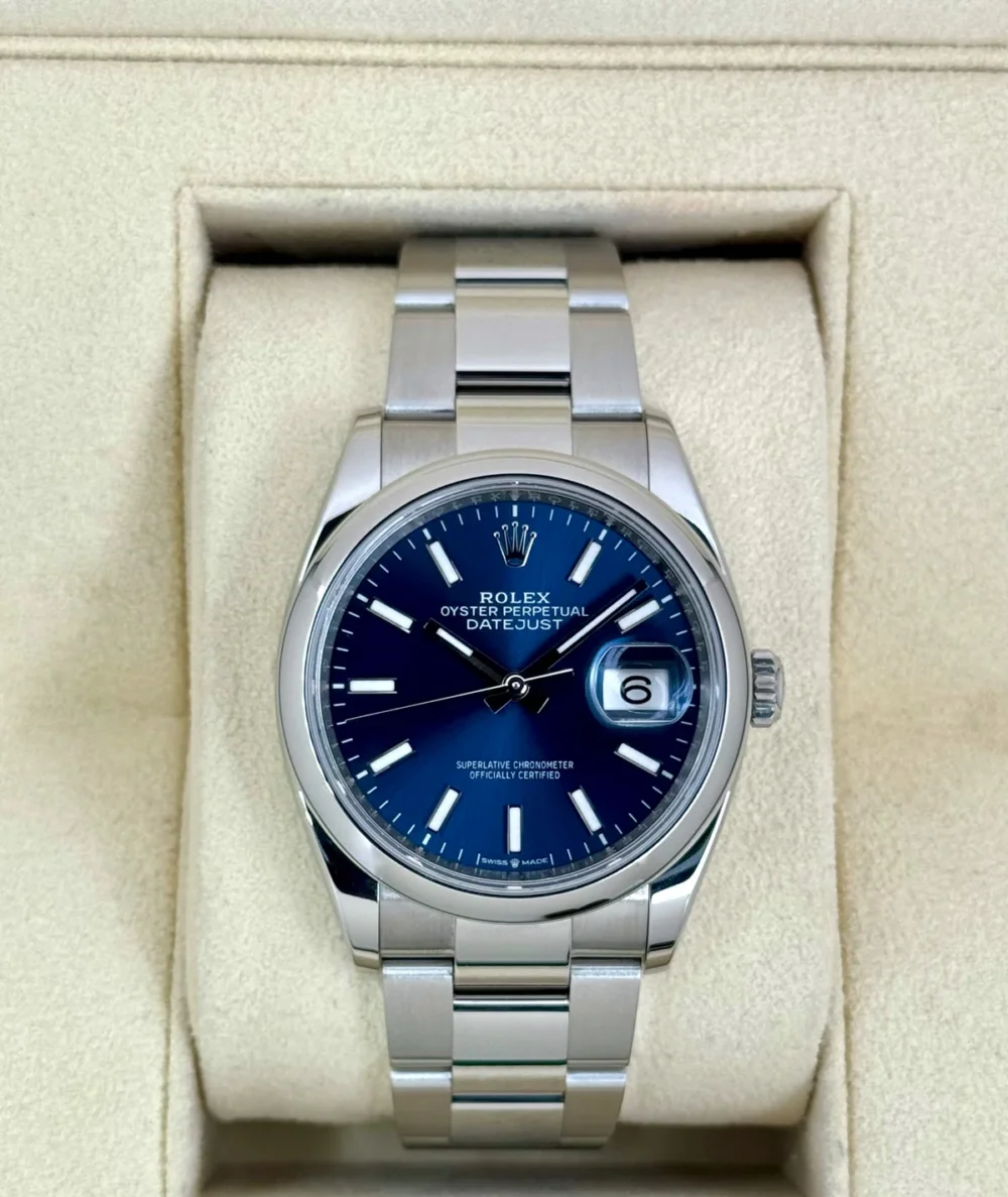 2024 Rolex Datejust 36mm 126200 Oyster Blue Dial