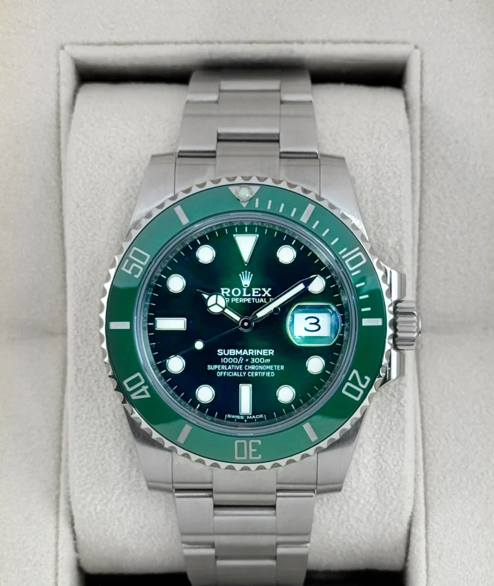 2020 Rolex Submariner “Hulk” 40mm 116610LV Green Dial