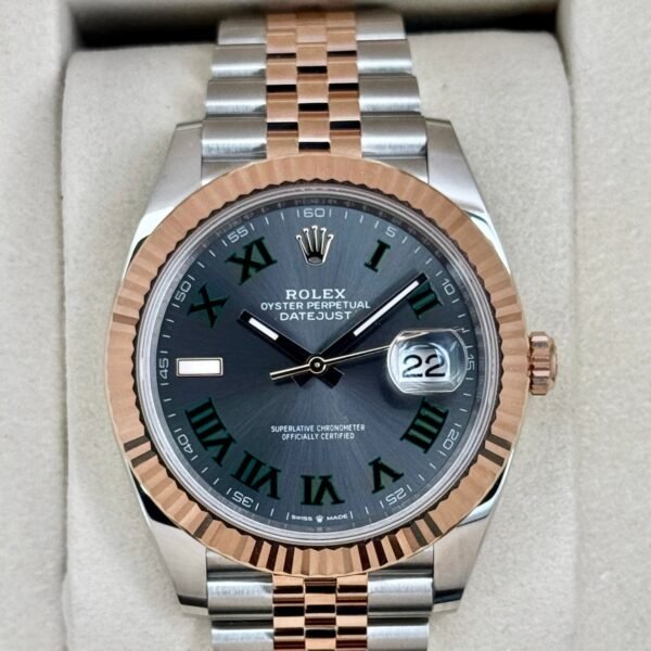 2025 Rolex Datejust 41mm 126331 Two-Tone Jubilee Wimbledon Dial