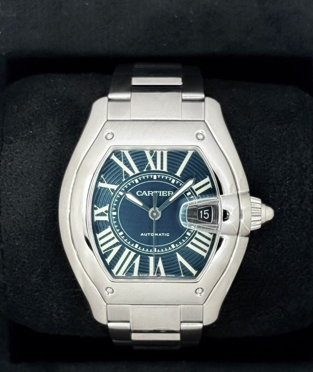 2026 Cartier Roadster 47.2mm WSRD0014 Stainless Steel Blue Dial (Large)