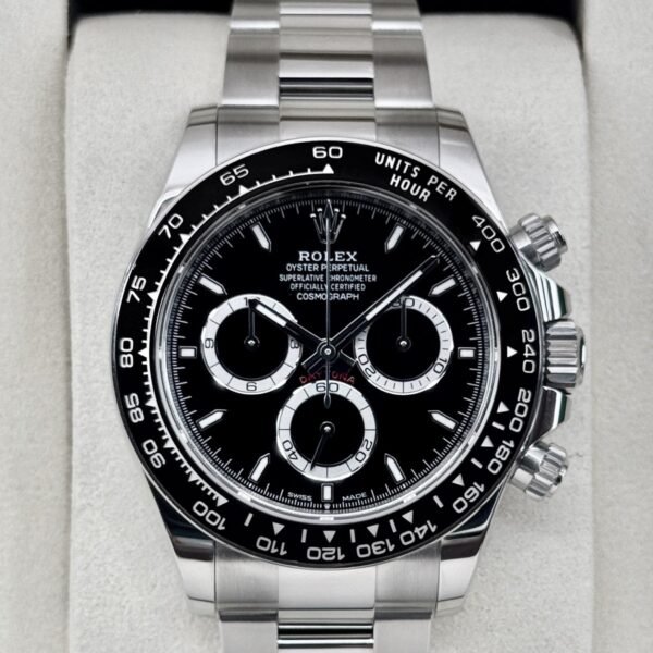 NEW 2026 Rolex Daytona 40mm 126500LN Stainless Steel Black Dial