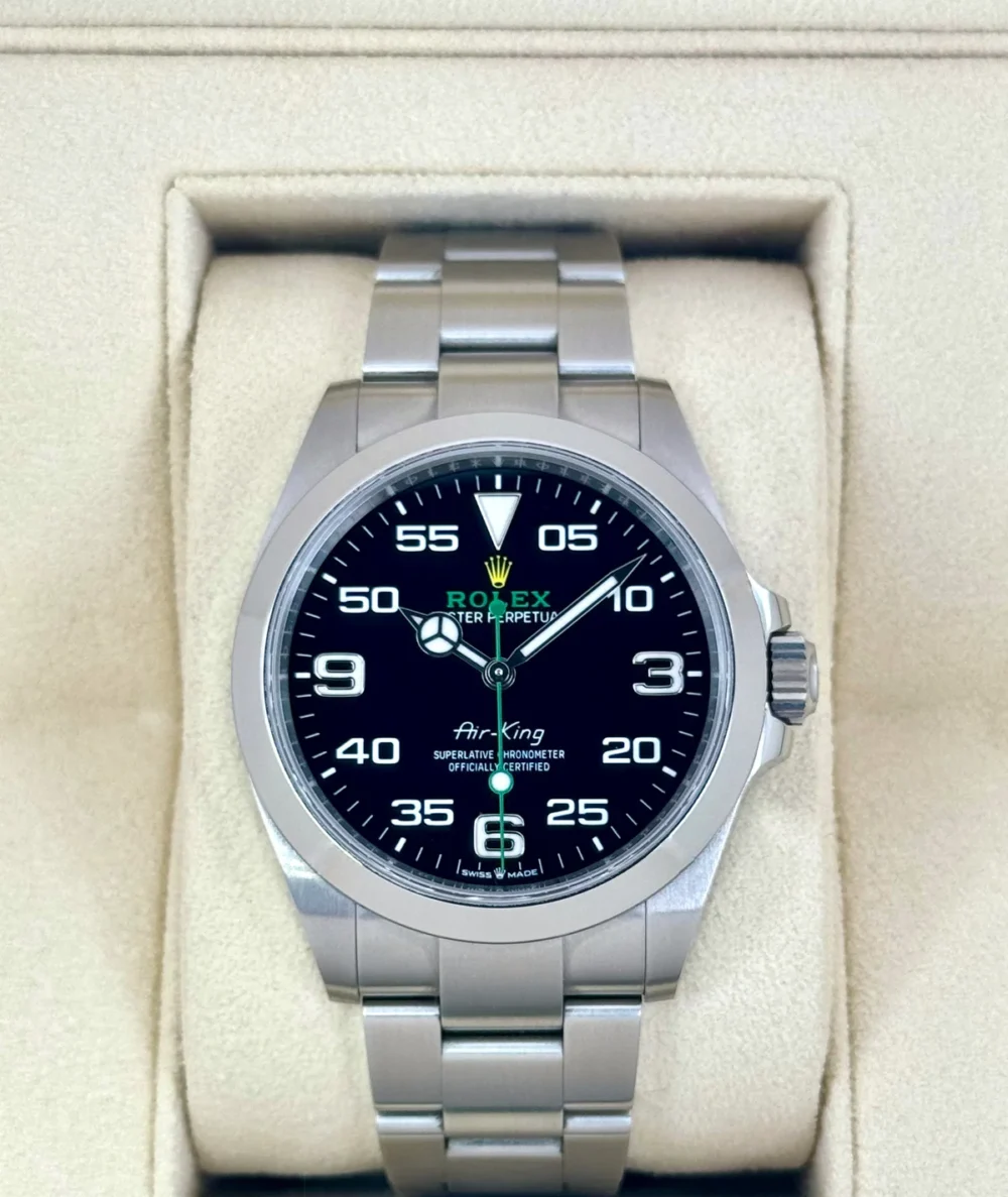 2024 Rolex Air-King 40mm 126900 Stainless Steel Black Dial