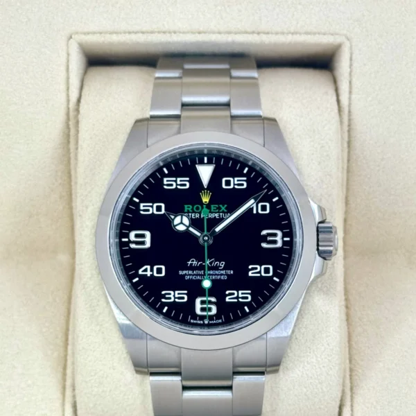 2024 Rolex Air-King 40mm 126900 Stainless Steel Black Dial