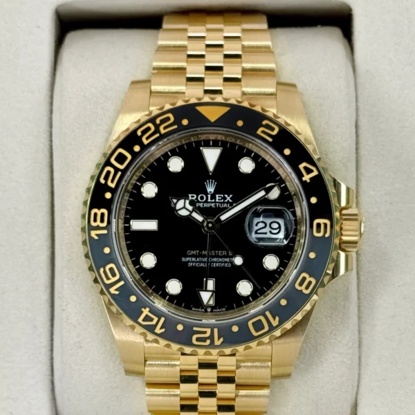 NEW 2025 Rolex GMT-Master II 40mm 126718GRNR Jubilee Black Dial (STICKERED)
