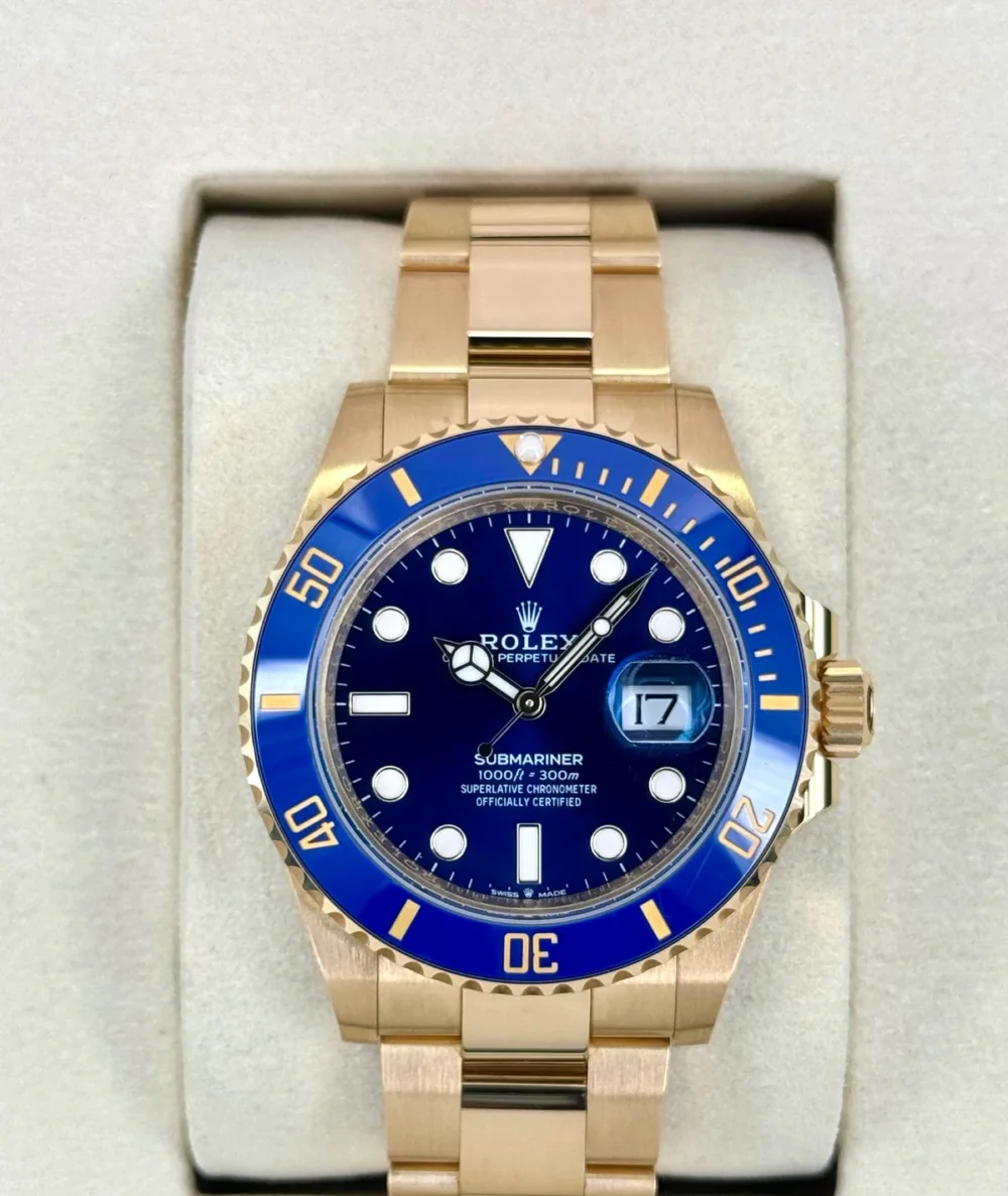 NEW 2025 Rolex Submariner "Bluesy" 41mm 126618LB Yellow Gold Blue Dial
