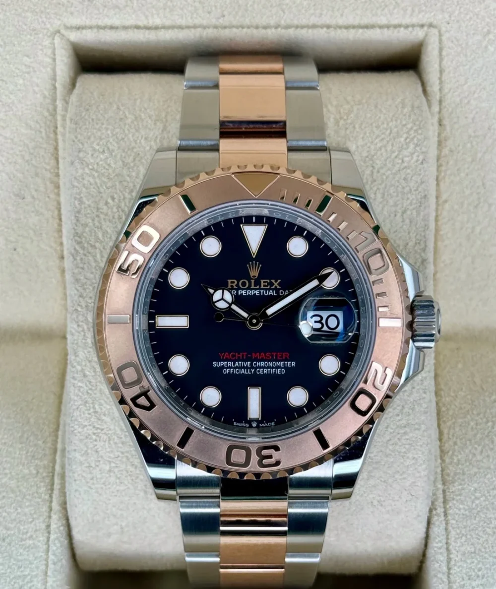 NEW 2025 Rolex Yacht-Master 40mm 126621 Two-Tone Black Dial