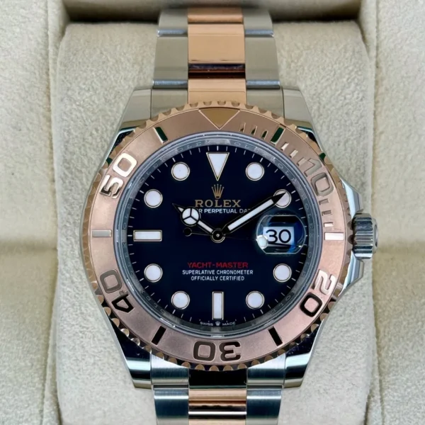 NEW 2025 Rolex Yacht-Master 40mm 126621 Two-Tone Black Dial