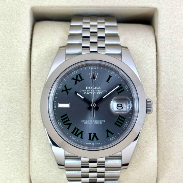 NEW 2026 Rolex Datejust 41mm 126300 Jubilee Wimbledon Dial