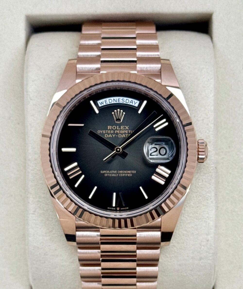 NEW 2026 Rolex Day-Date 40mm 228235 Presidential Slate Ombre Dial