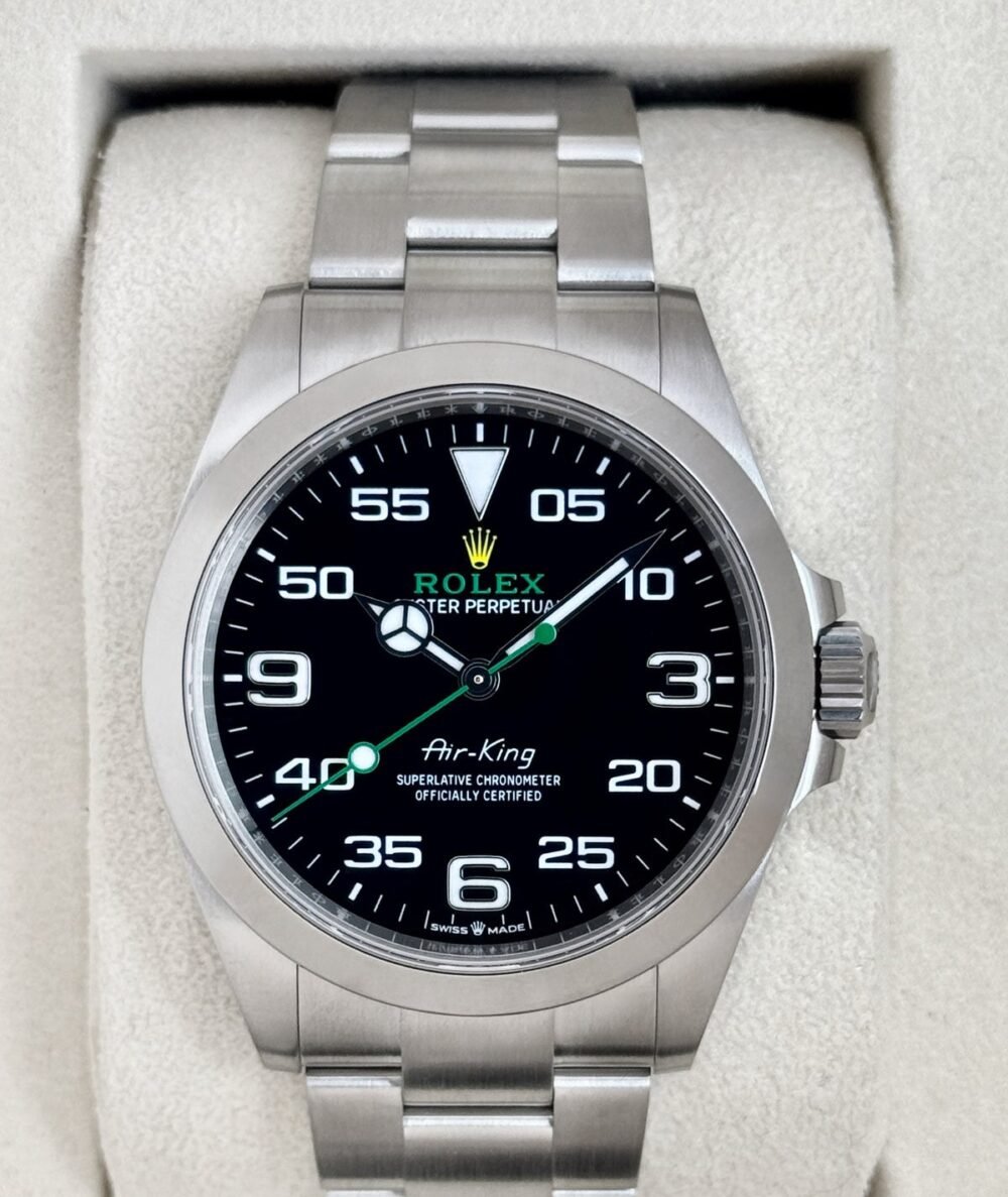 2025 Rolex Air-King 40mm 126900 Stainless Steel Black Dial