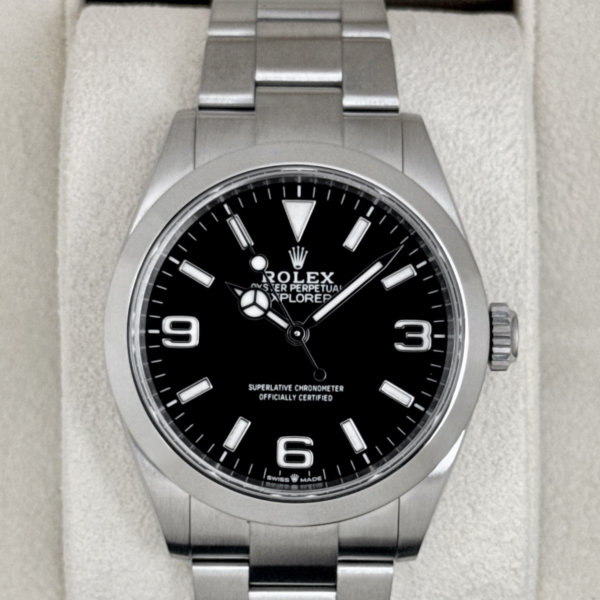 2023 Rolex Explorer 40mm 224270 Stainless Steel Black Dial