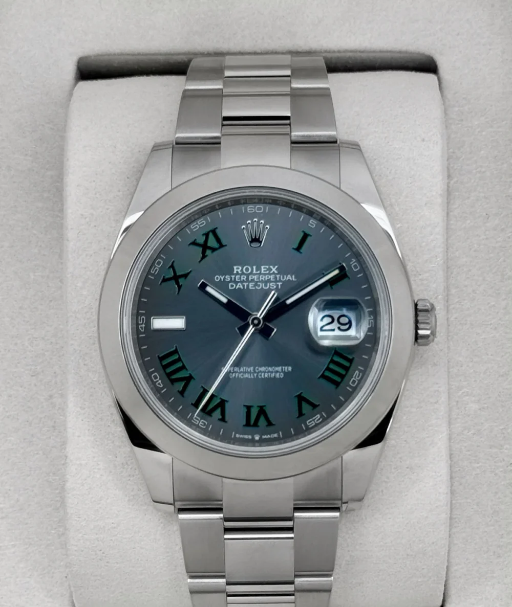 NEW 2026 Rolex Datejust 41mm 126300 Wimbledon Dial Oyster