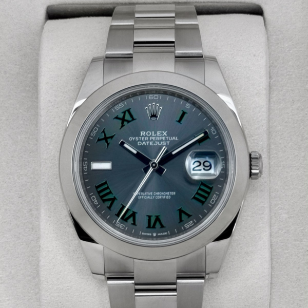 NEW 2026 Rolex Datejust 41mm 126300 Wimbledon Dial Oyster