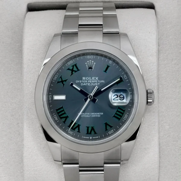 NEW 2026 Rolex Datejust 41mm 126300 Wimbledon Dial Oyster
