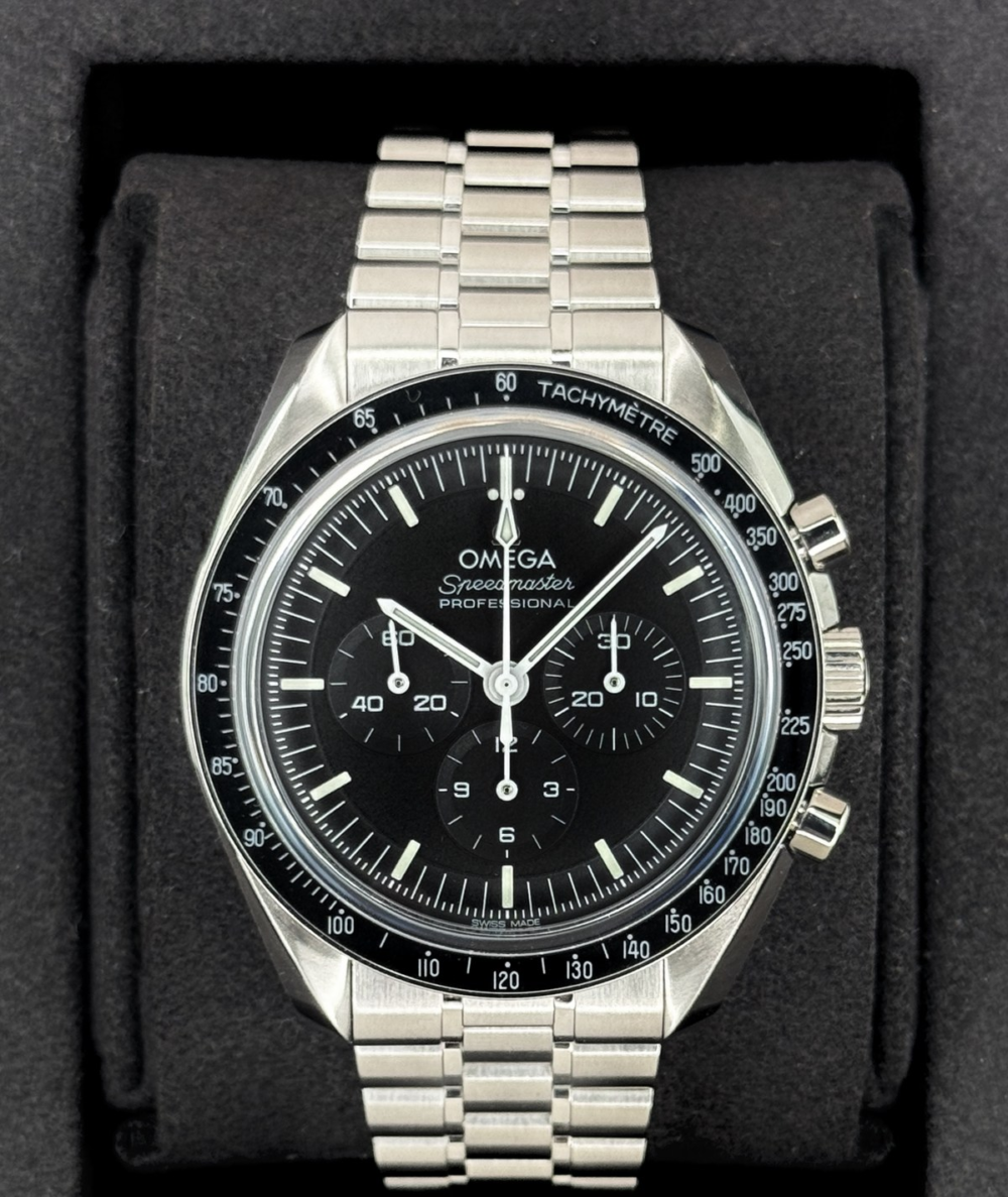 2025 Omega Speedmaster Moonwatch Pro 42mm 310.30.42.50.01.002 Black Dial