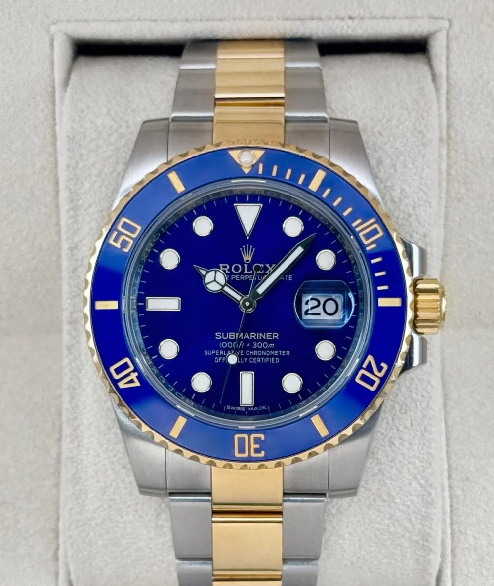 2019 Rolex Submariner "Bluesy" 40mm 116613LB Two-Tone Blue Dial