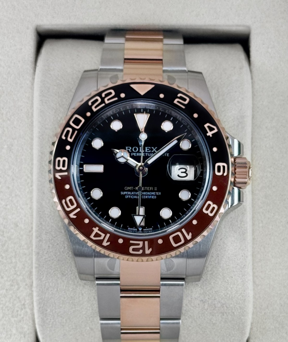NEW 2026 Rolex GMT-Master II "Rootbeer" 40mm 126711CHNR Two-Tone (STICKERED)