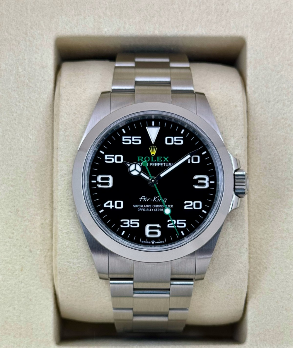 NEW 2026 Rolex Air-King 40mm 126900 Stainless Steel Black Dial