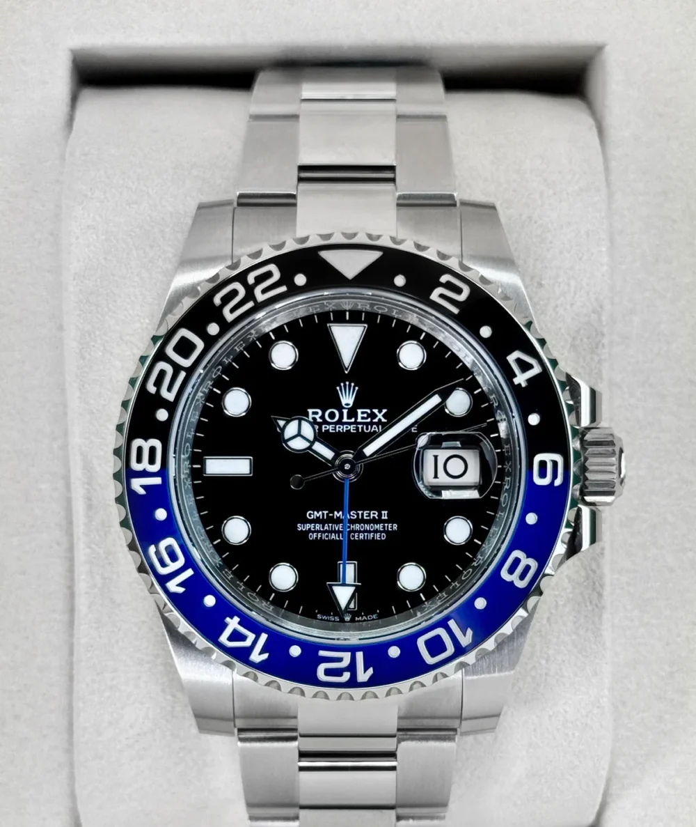 NEW 2025 Rolex GMT-Master II "Batman" 40mm 126710BLNR Oyster