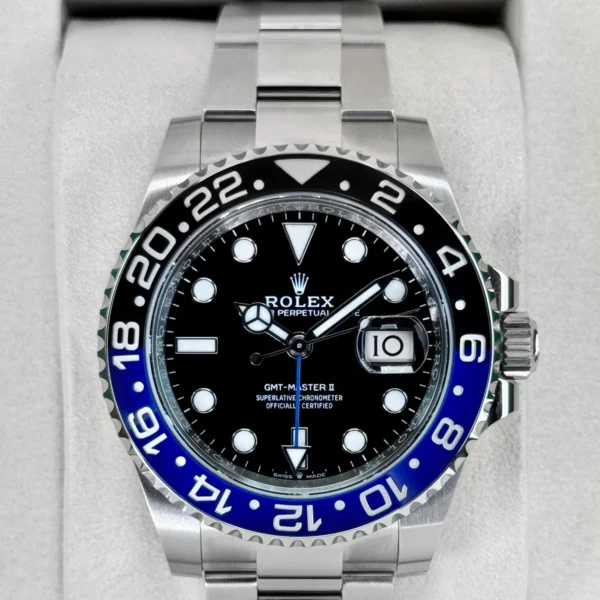 NEW 2025 Rolex GMT-Master II "Batman" 40mm 126710BLNR Oyster