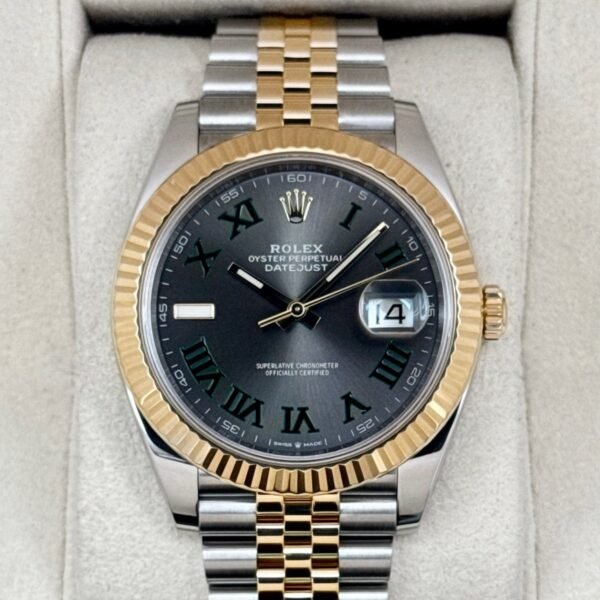 2020 Rolex Datejust 41mm 126333 Two-Tone Oyster Wimbledon Dial
