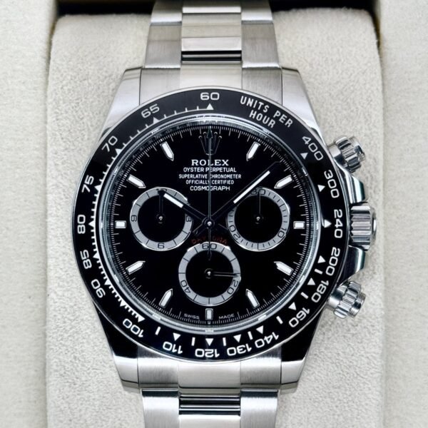 2025 Rolex Daytona 40mm 126500LN Stainless Steel Black Dial