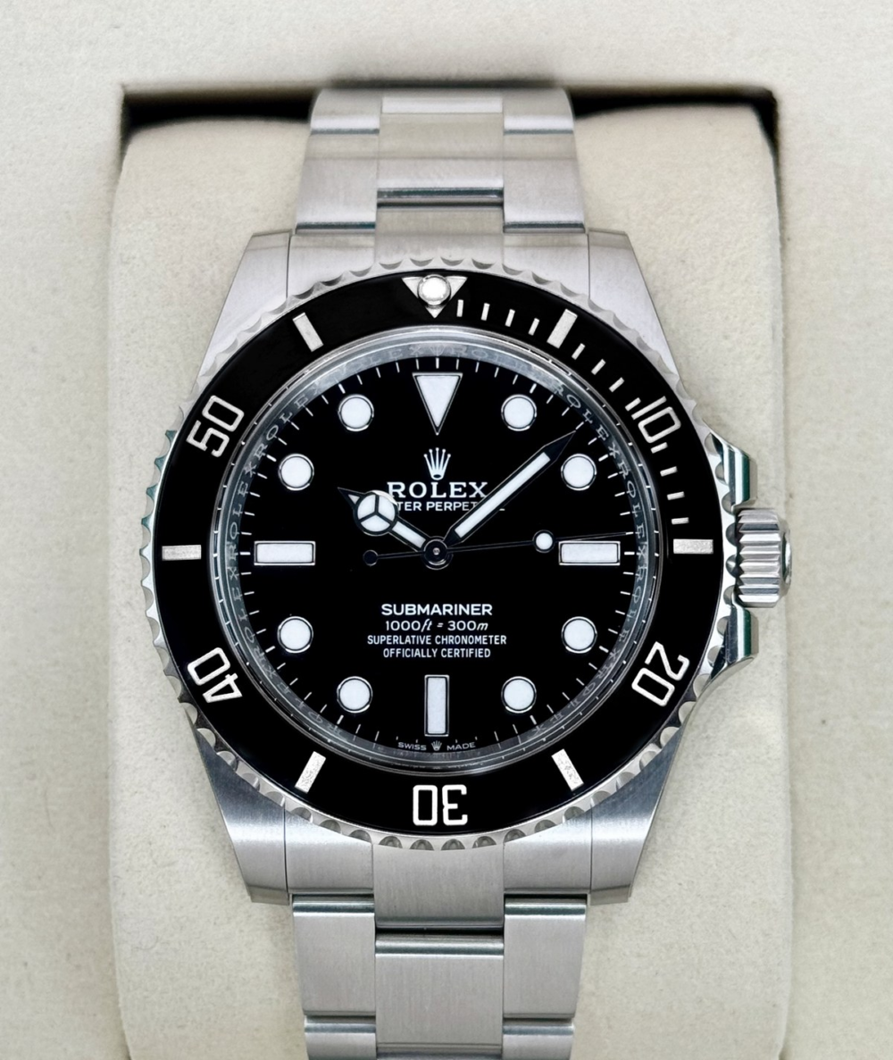 NEW 2025 Rolex Submariner 41mm 124060 Stainless Steel Black Dial (STICKERED)