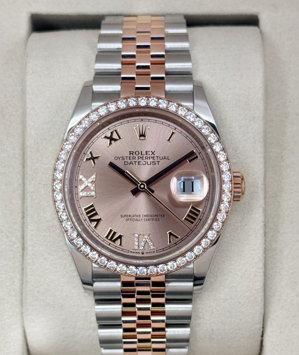 2025 Rolex Datejust 36mm 126281RBR Two-Tone Jubilee Pink Diamond Dial