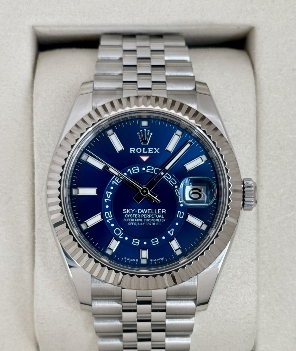 2025 Rolex Sky-Dweller 42mm 336934 Jubilee Blue Dial