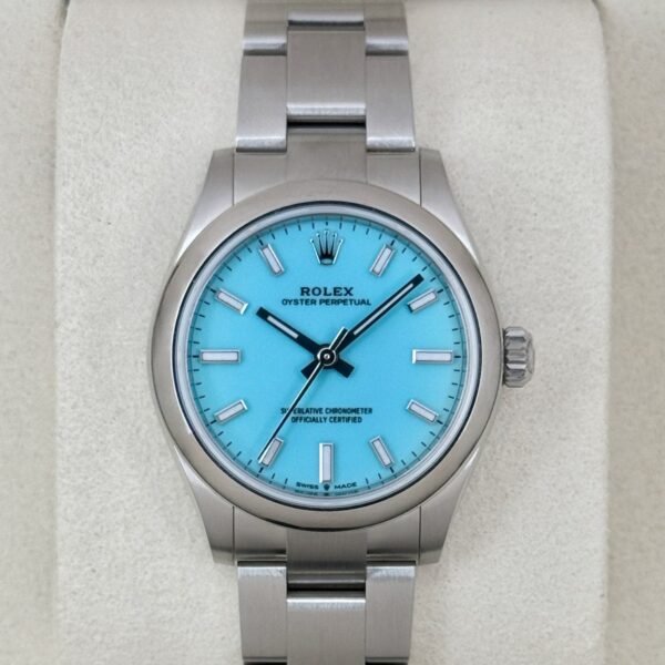 NEW 2026 Rolex Oyster Perpetual 31mm 277200 Turquoise Tiffany Blue Dial