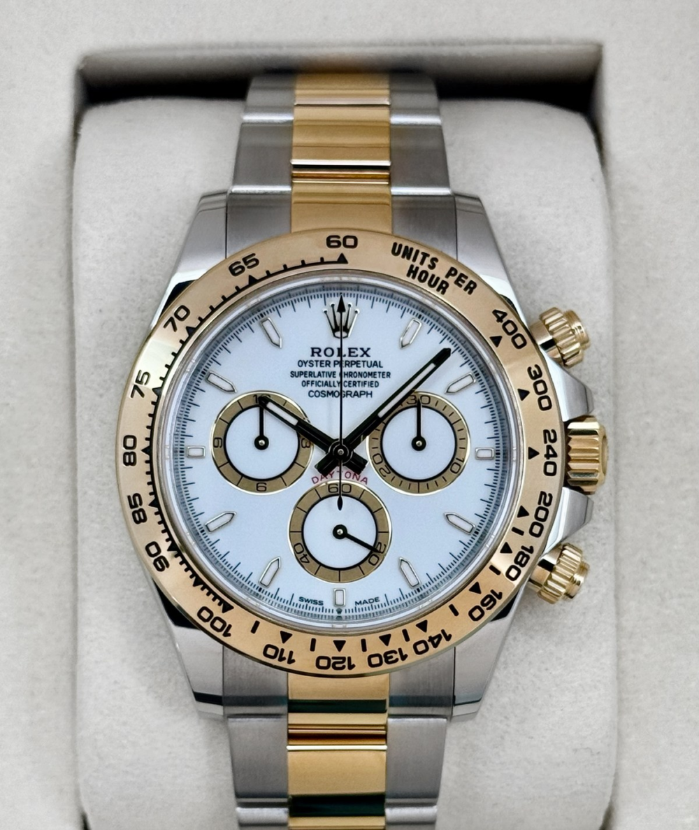 2025 Rolex Daytona 40mm 126503 Two-Tone White Dial