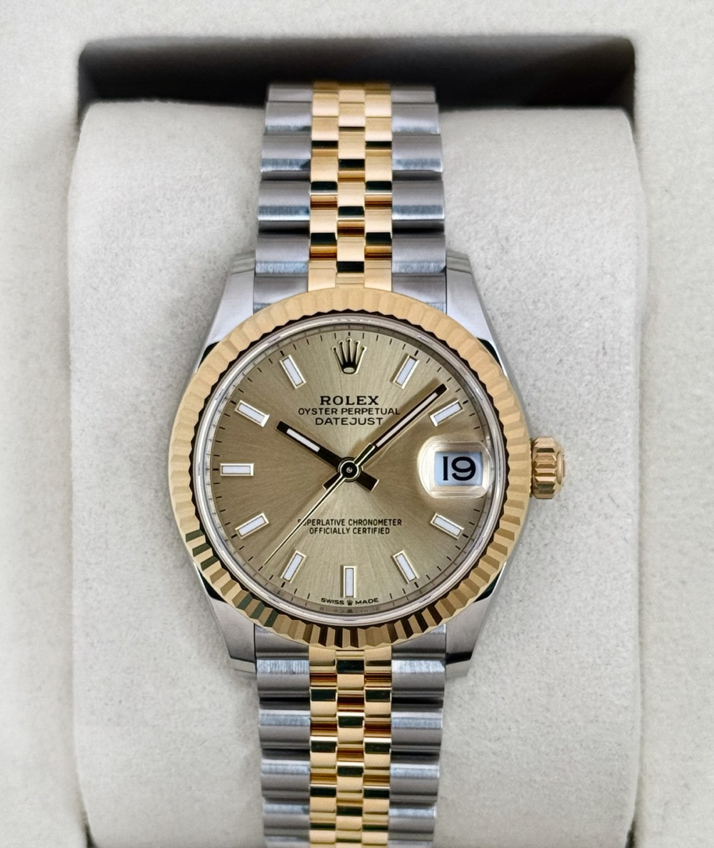 NEW 2026 Rolex Datejust 31mm 278273 Two-Tone Jubilee Champagne Dial