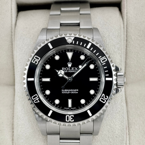 2006 Rolex Submariner 40mm 14060M Stainless Steel Two-Liner Black Dial